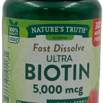 Nature's Truth Ultra Biotin 5,000 mcg Tablets - Natural Berry Flavor - 78 Ct