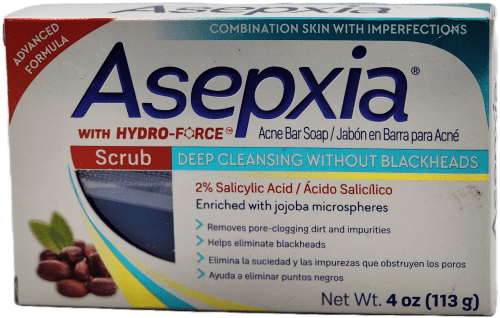 Asepxia Acne Bar Soap Scrub | Clear Skin Solution