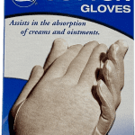 Cara - 100% Dermatological Cotton Gloves - M Size - One Pair