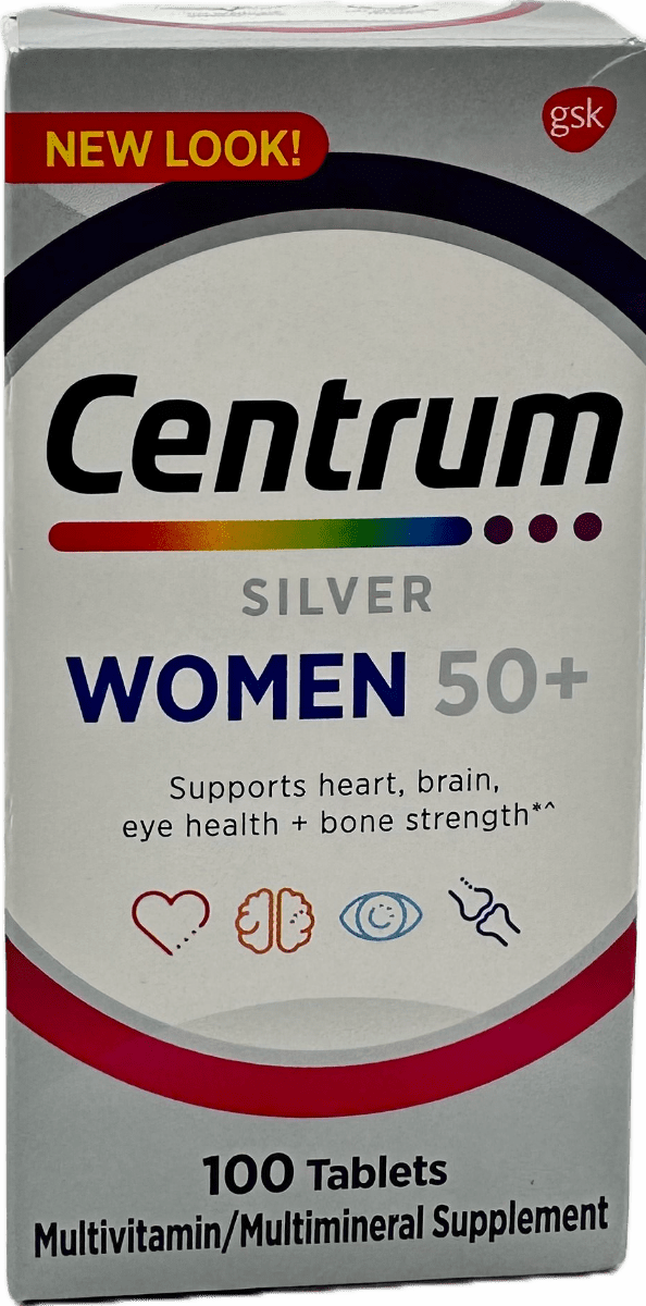 Centrum Silver - Women 50+ - Multivitamin Tablets - 100 Ct