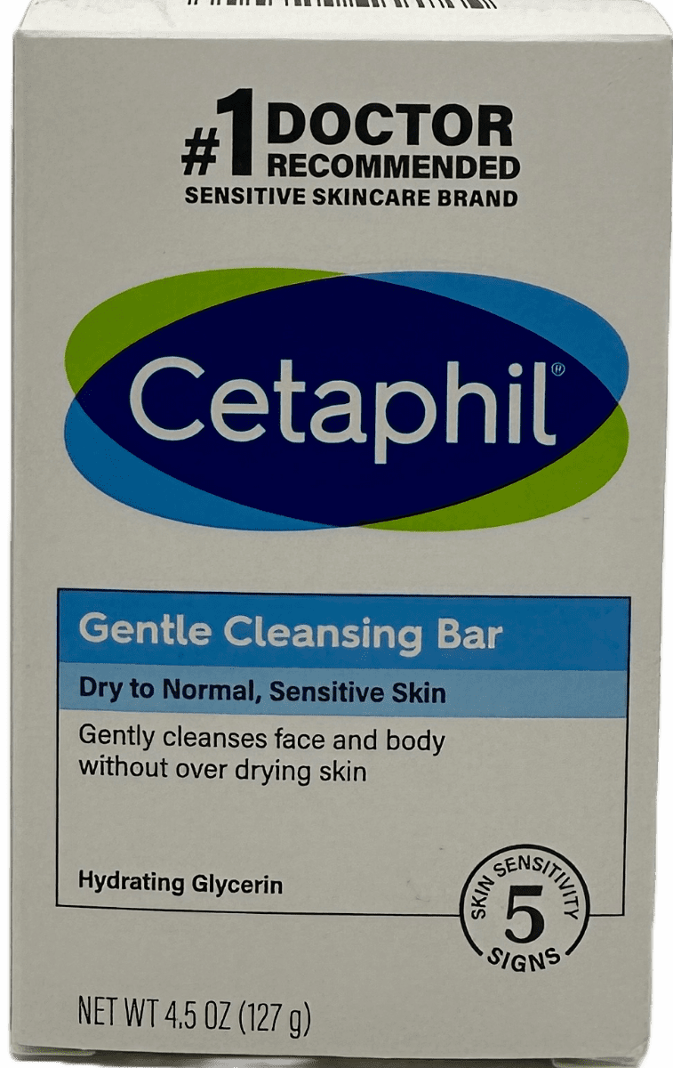 Cetaphil Gentle Cleansing Bar - 4.5 oz for Sensitive Skin