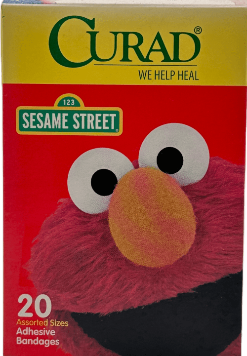 Curad - 123 Sesame Street - 20 Adhesive Bandages