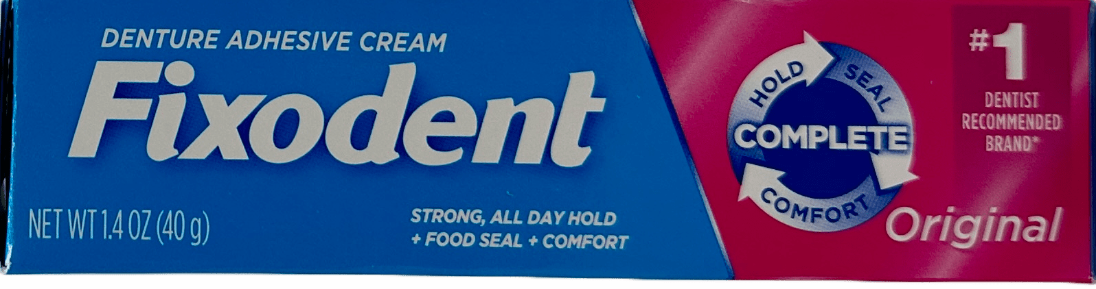 Fixodent Complete Denture Adhesive Cream - Original - 1.4 OZ