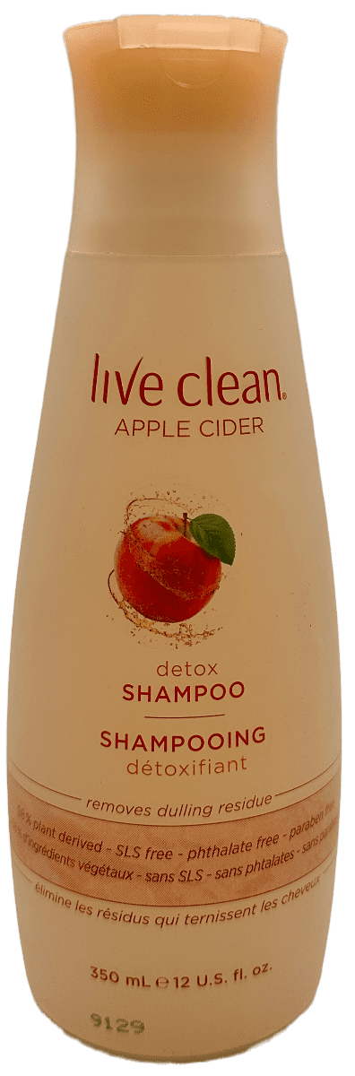 Live Clean Detox Shampoo - Apple Cider, 12 fl oz