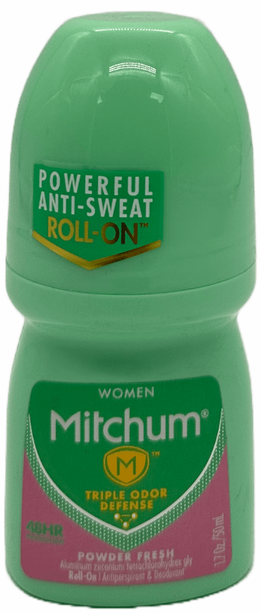 Mitchum Women Roll-On Antiperspirant Deodorant - Powder Fresh - 1.7 OZ