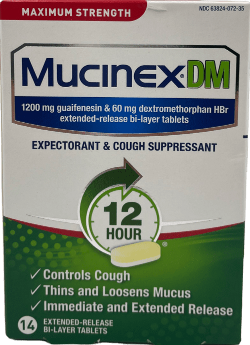 Mucinex DM: 12-Hour Cough Relief | 14 Extended Release Tablets