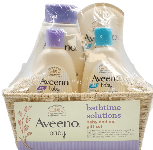 Aveeno Baby Bathtime Solutions Baby & Me Gift Set