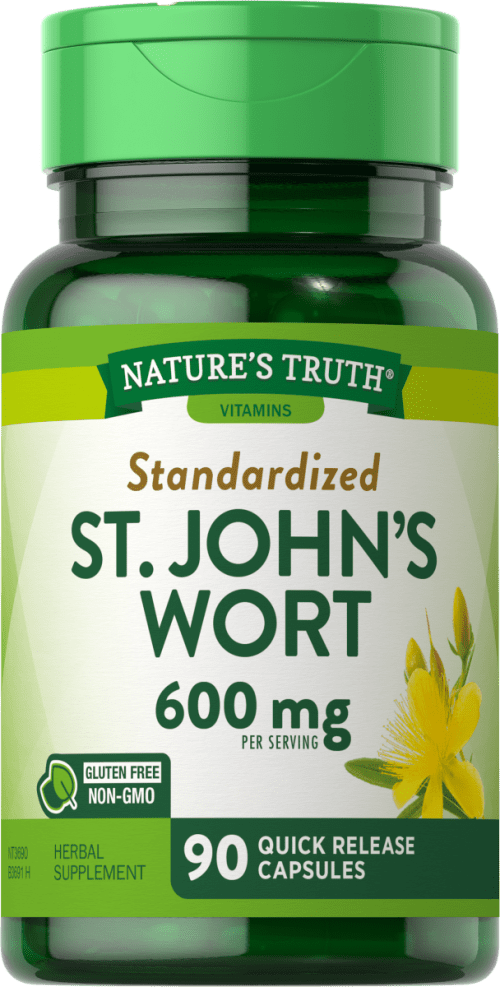 Nature's Truth Standardized St. John's Wort 600 mg - 90 Quick Release Capsules