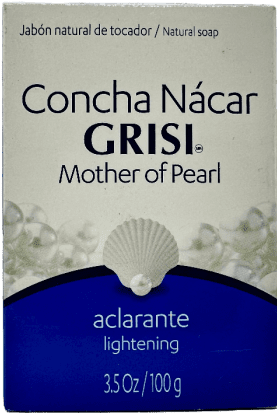 Experience 3.5 OZ of Radiance: Concha Nacar Grisi Pearl Soap